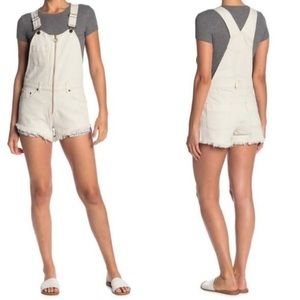 NWT FREE PEOPLE Sunkissed Shortalls Sz 8